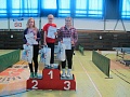 Poradie najlepších (zľava): 2. Tomko Kralová, 1. Janoková, 3. Šimková